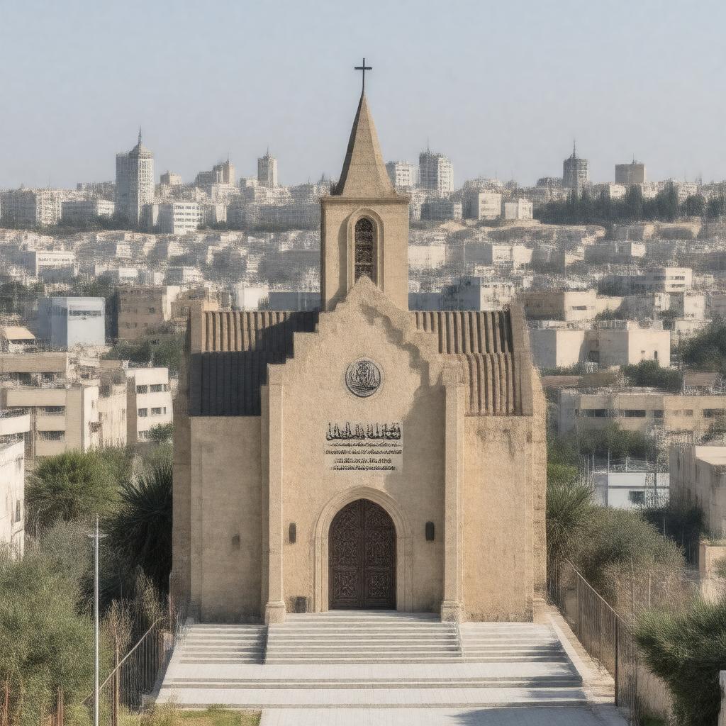 AI-created image of Evangelical Lutheran Church of Palestine