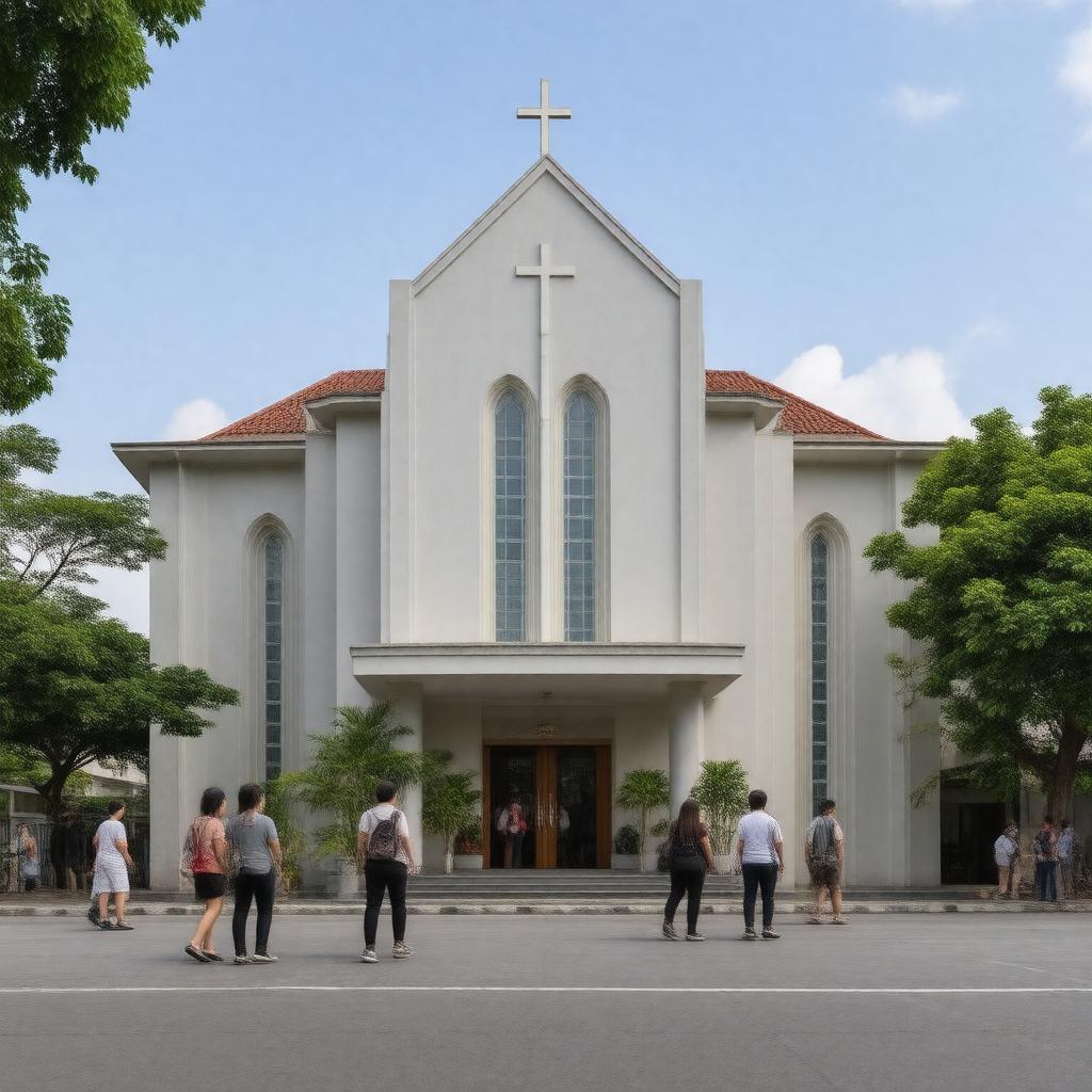 AI-created image of Evangelical Lutheran Church of Singapore
