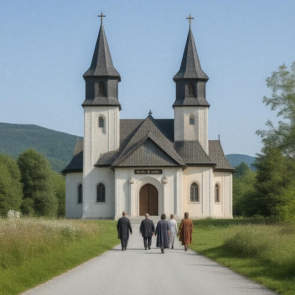AI-created image of Evangelical Lutheran Church of Slovenia