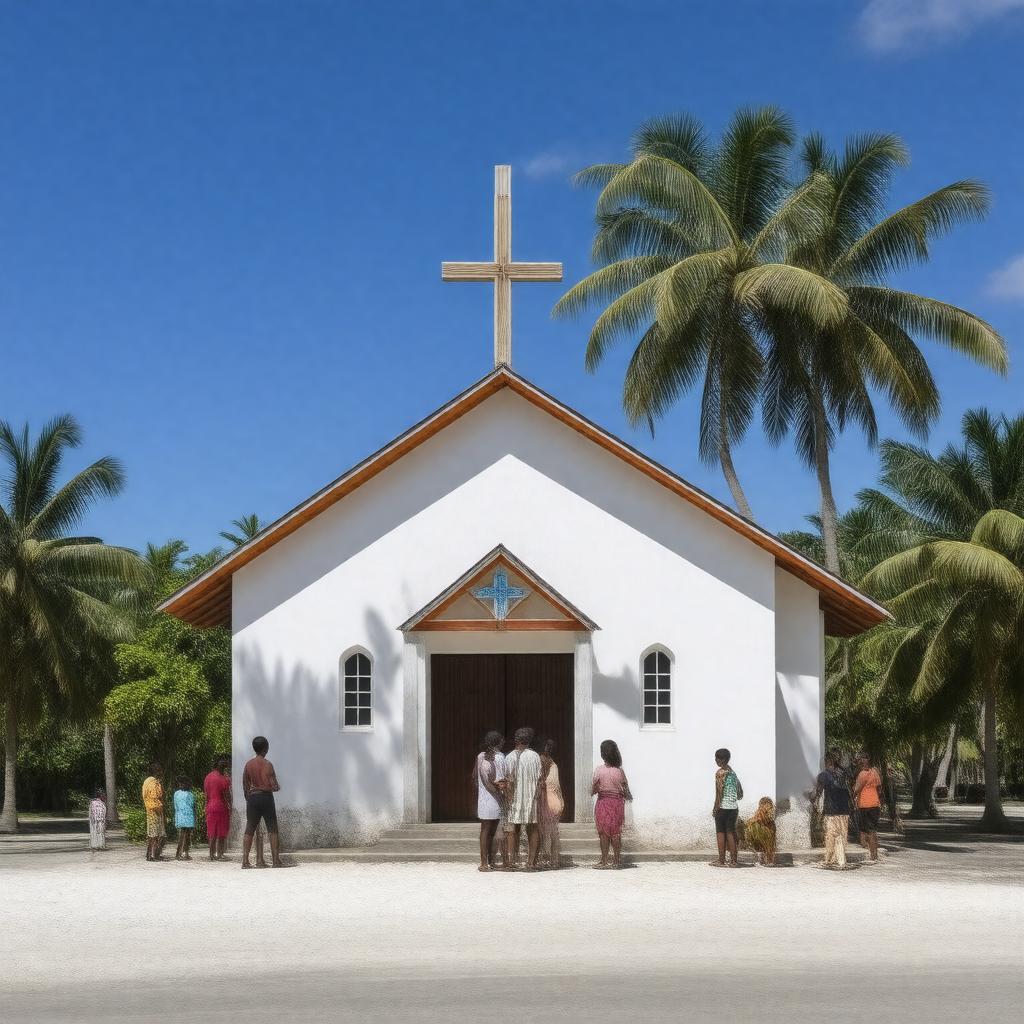 AI-created image of Evangelical Lutheran Church of Tuvalu