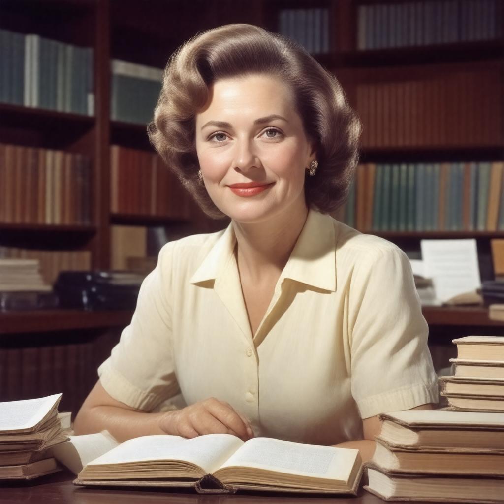 AI-created image of Evelyn Dewey