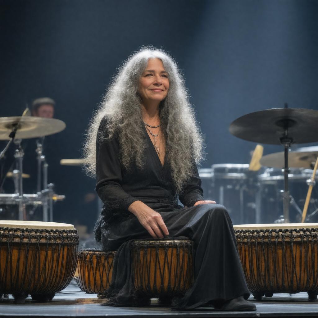 AI-created image of Evelyn Glennie