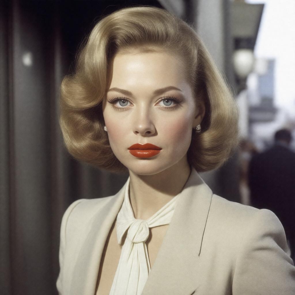 AI-created image of Evelyn Mulwray