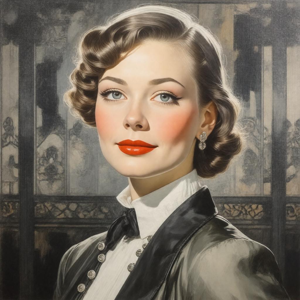 AI-created image of Evelyn Wade