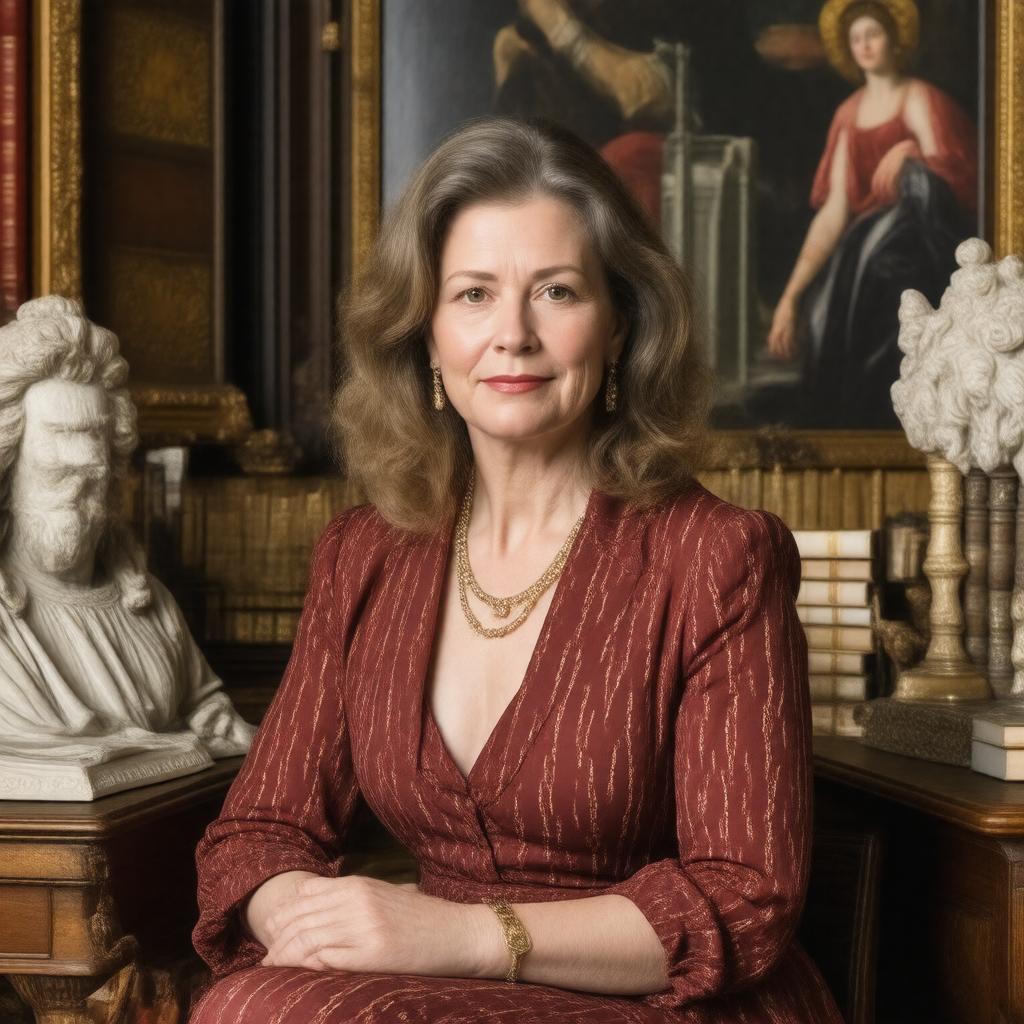 AI-created image of Evelyn Welch