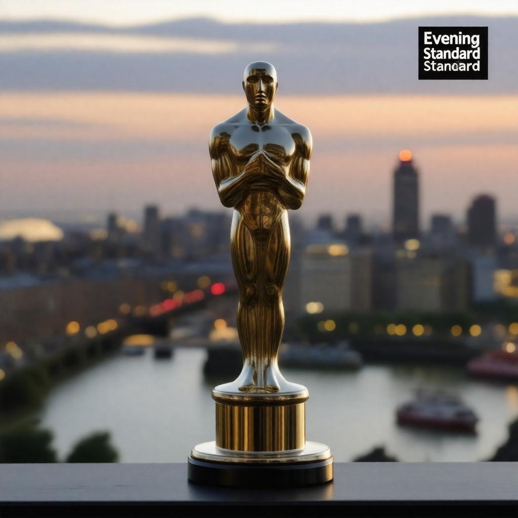 Click to view larger image AI-created image of Evening Standard British Film Award