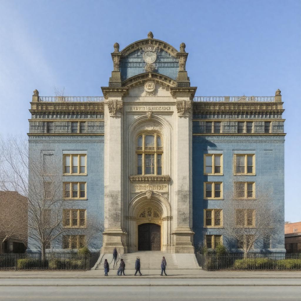 Click to view larger image AI-created image of Everett High School