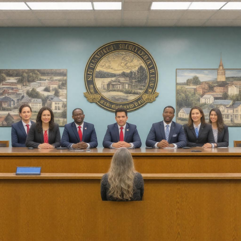 Click to view larger image AI-created image of Everett School Board