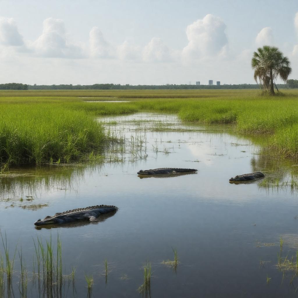 AI-created image of Everglades Restoration