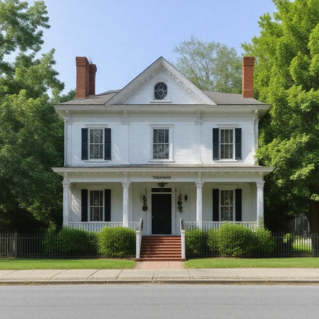 AI-created image of Evergreens, Amherst, Massachusetts