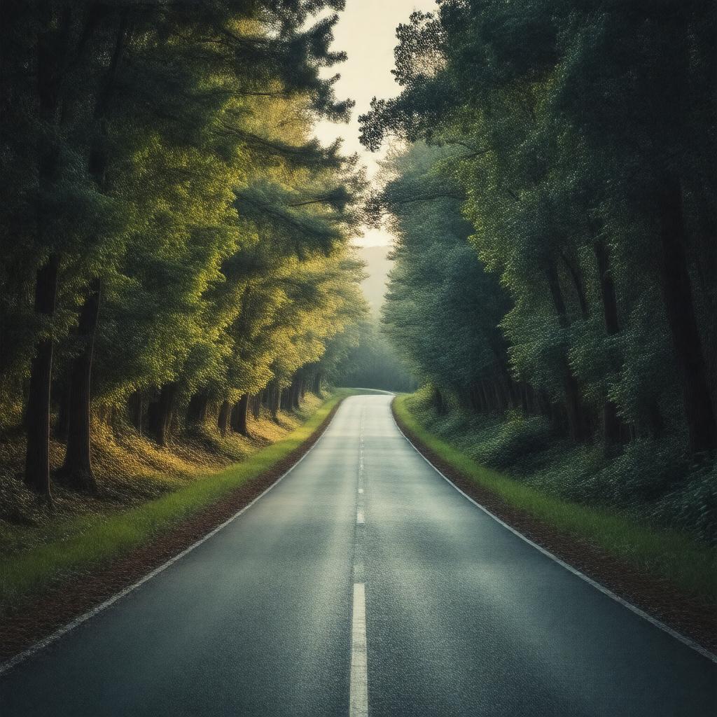 Click to view larger image AI-created image of Everyday Is a Winding Road