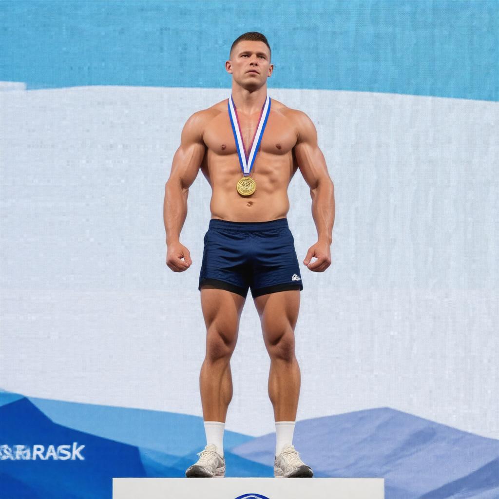 AI-created image of Evgeny Saleev