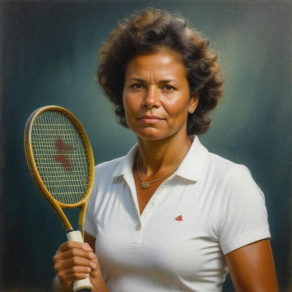 AI-created image of Evonne Goolagong Cawley