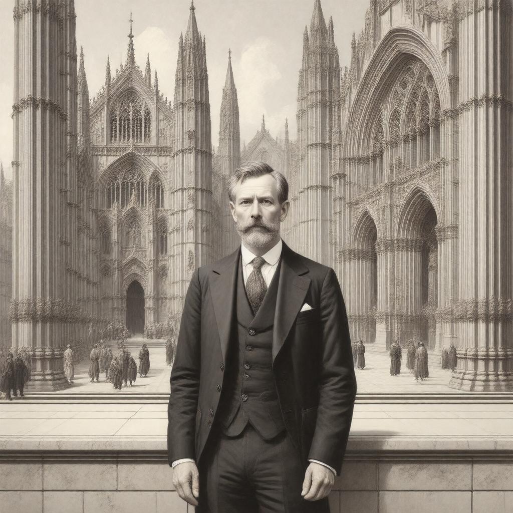 AI-created image of Ewan Christian