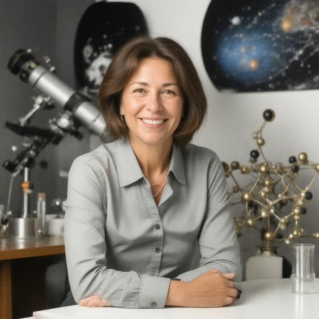 AI-created image of Ewine van Dishoeck