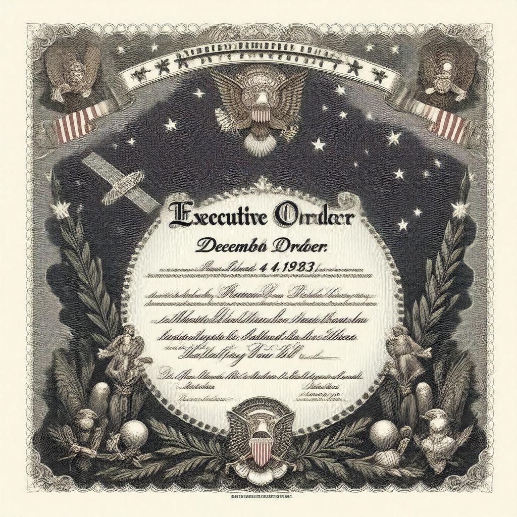Click to view larger image AI-created image of Executive Order 12333