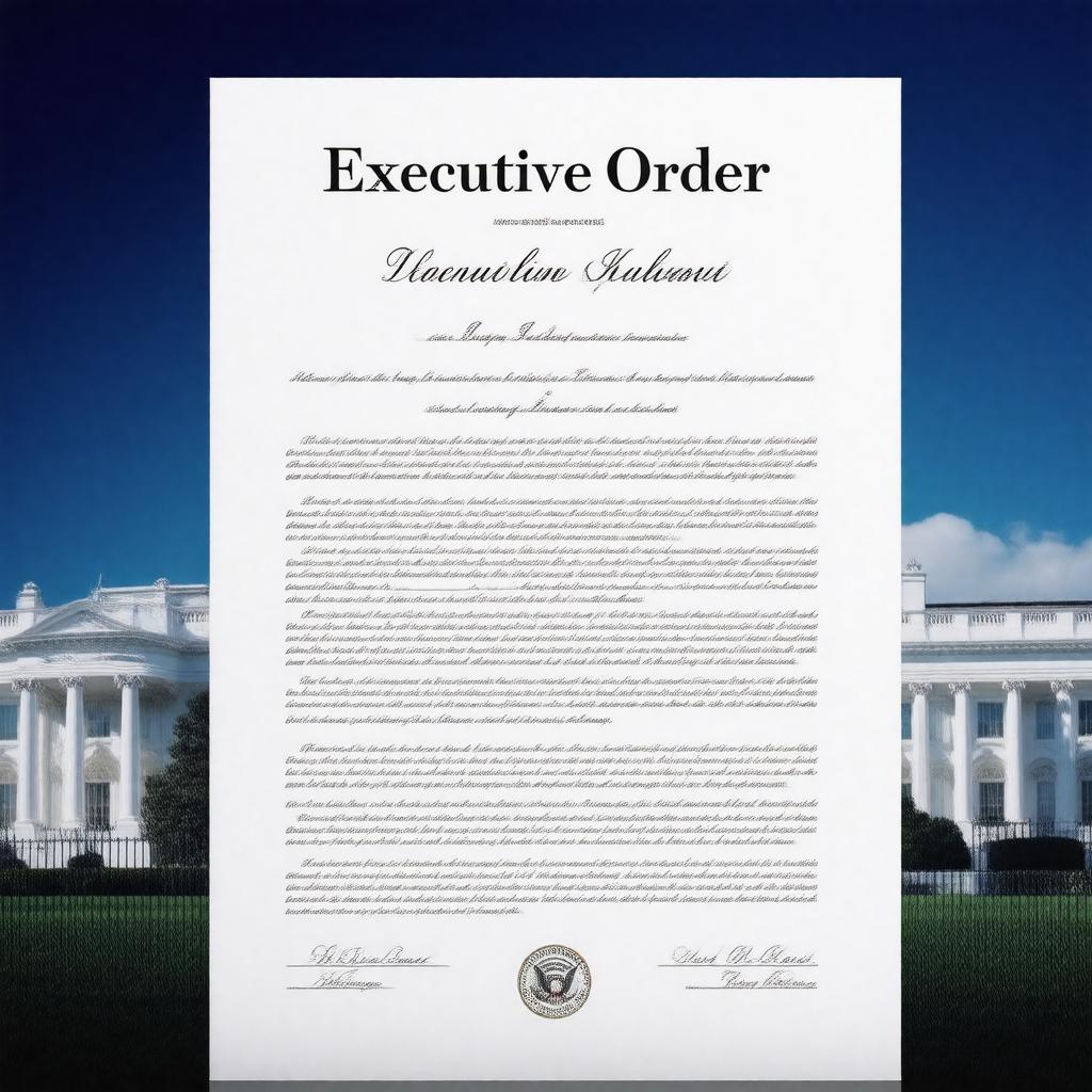 Click to view larger image AI-created image of Executive Orders