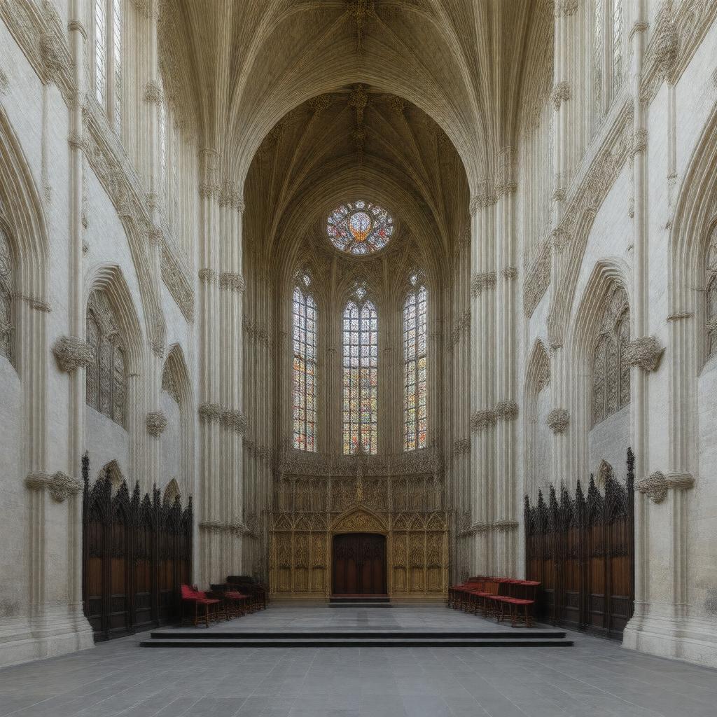 AI-created image of Exeter College Chapel