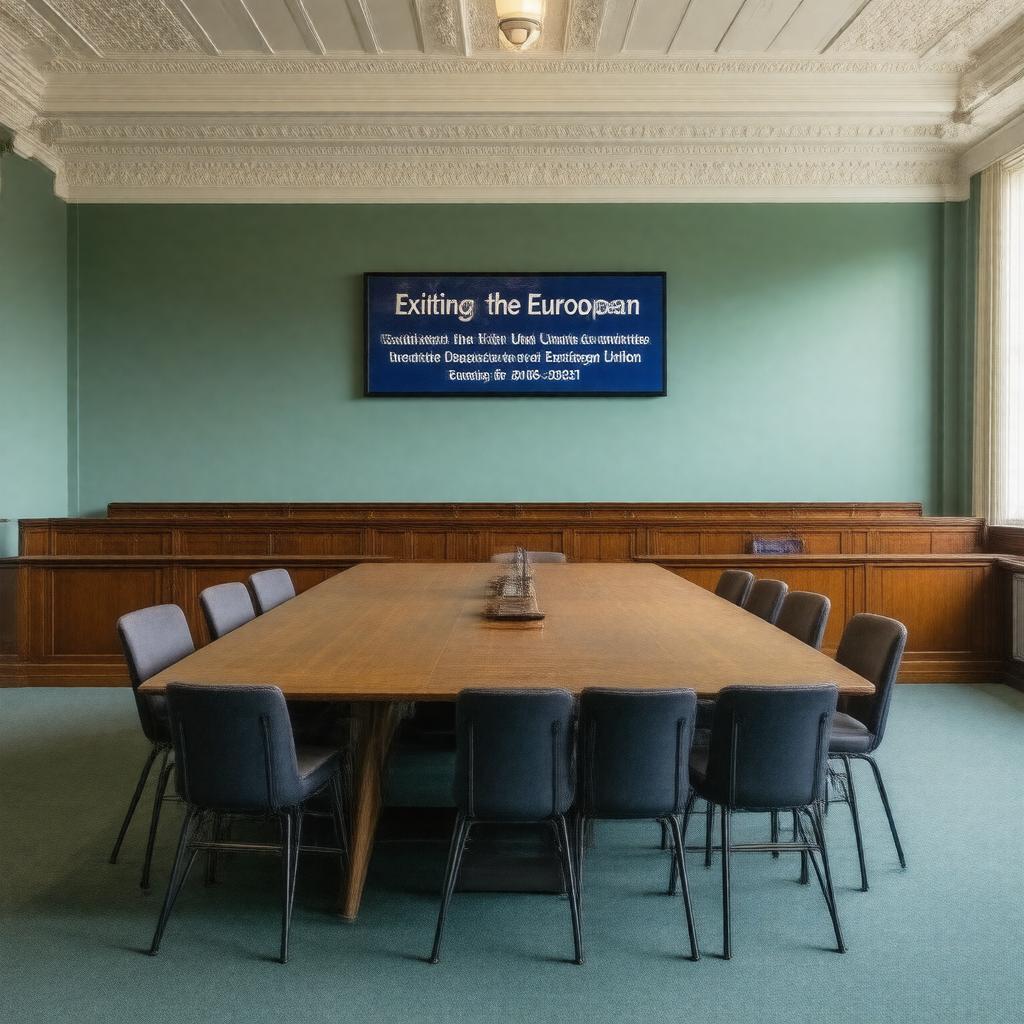 Click to view larger image AI-created image of Exiting the European Union Committee
