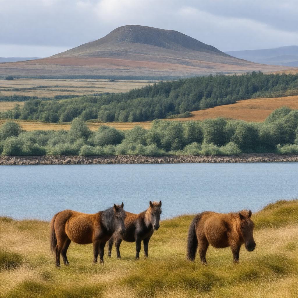 AI-created image of Exmoor National Park