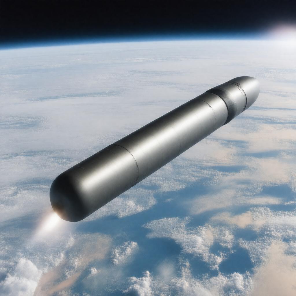 Click to view larger image AI-created image of Exoatmospheric Kill Vehicle
