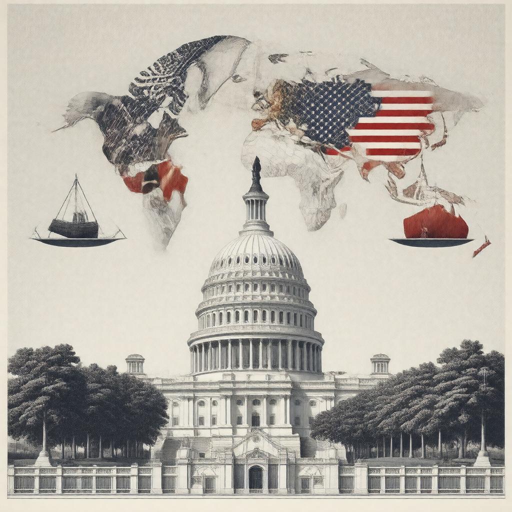 Click to view larger image AI-created image of Export-Import Bank Act of 1945