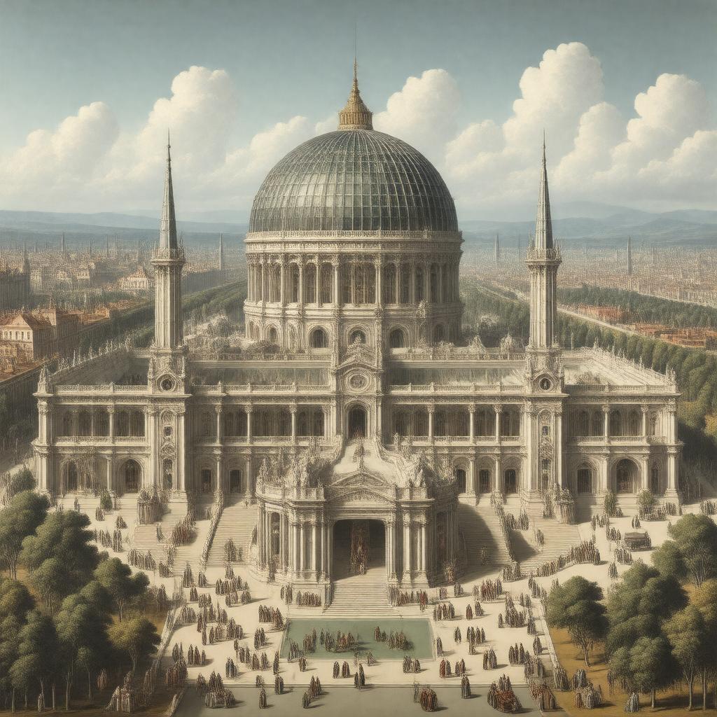 AI-created image of Exposition Universelle (1855)