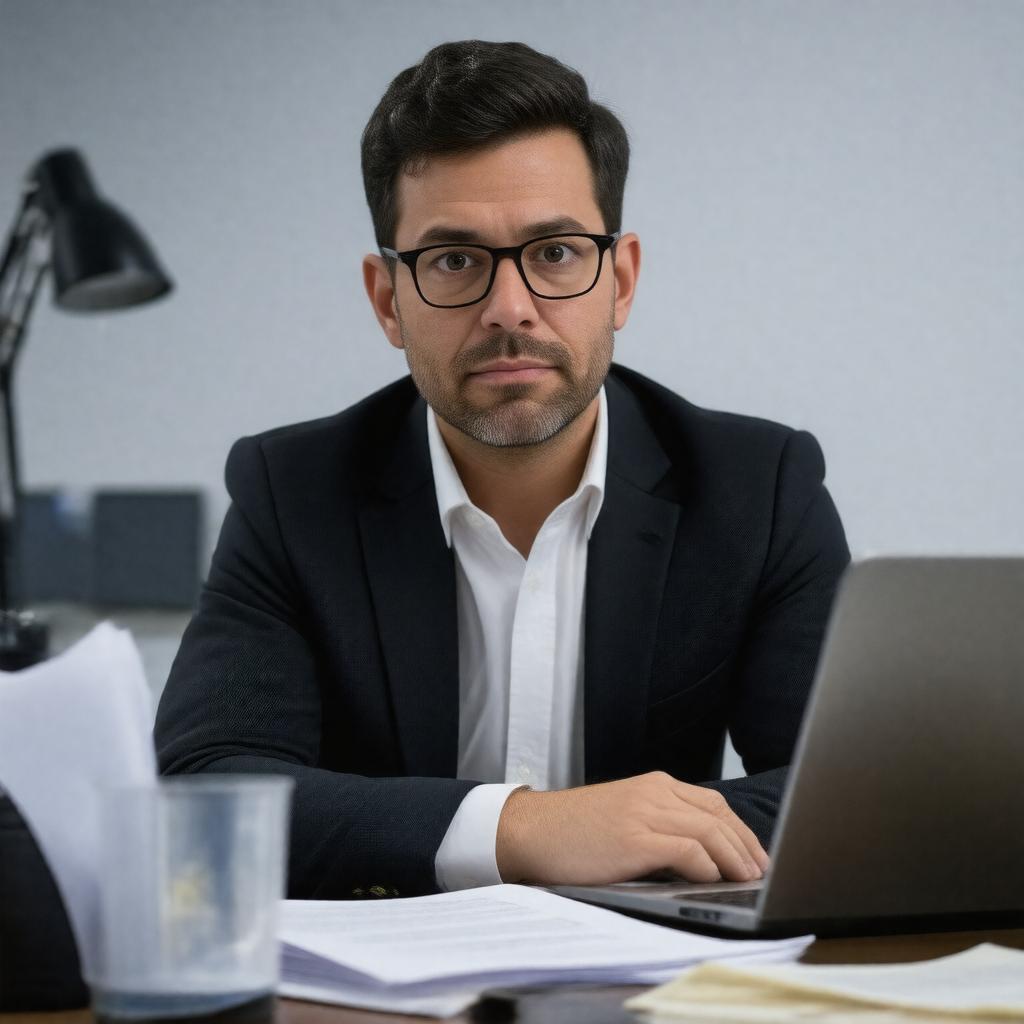 AI-created image of Ezra Klein