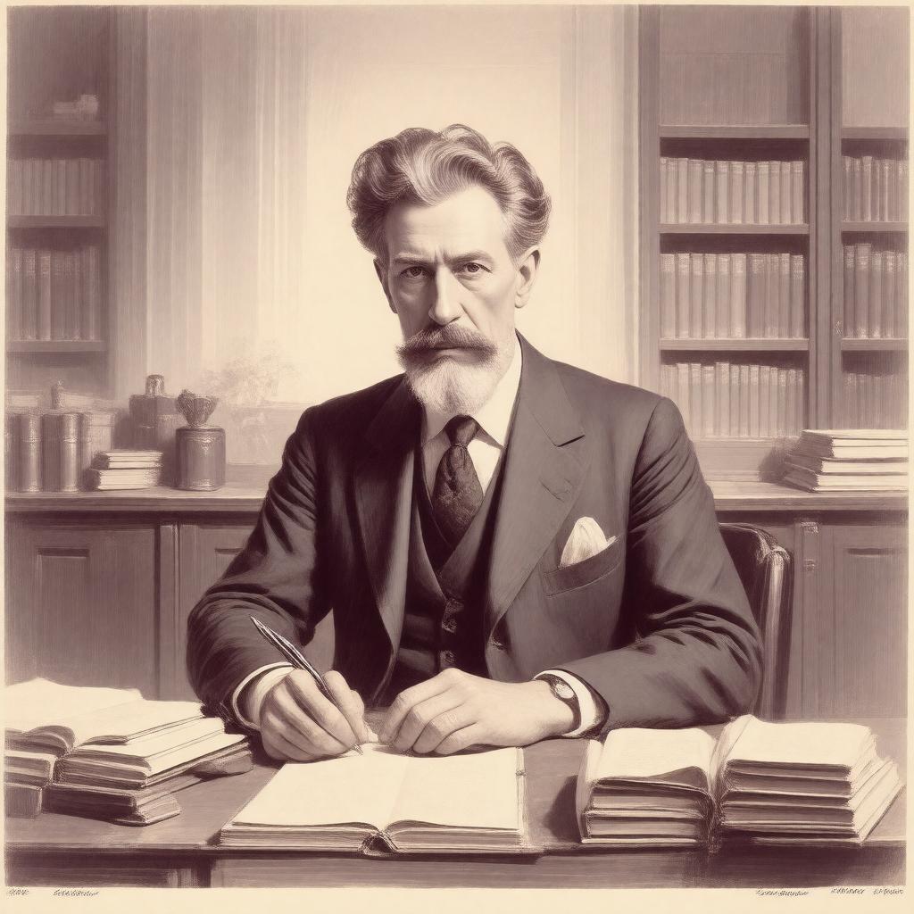 AI-created image of Ezra Pound