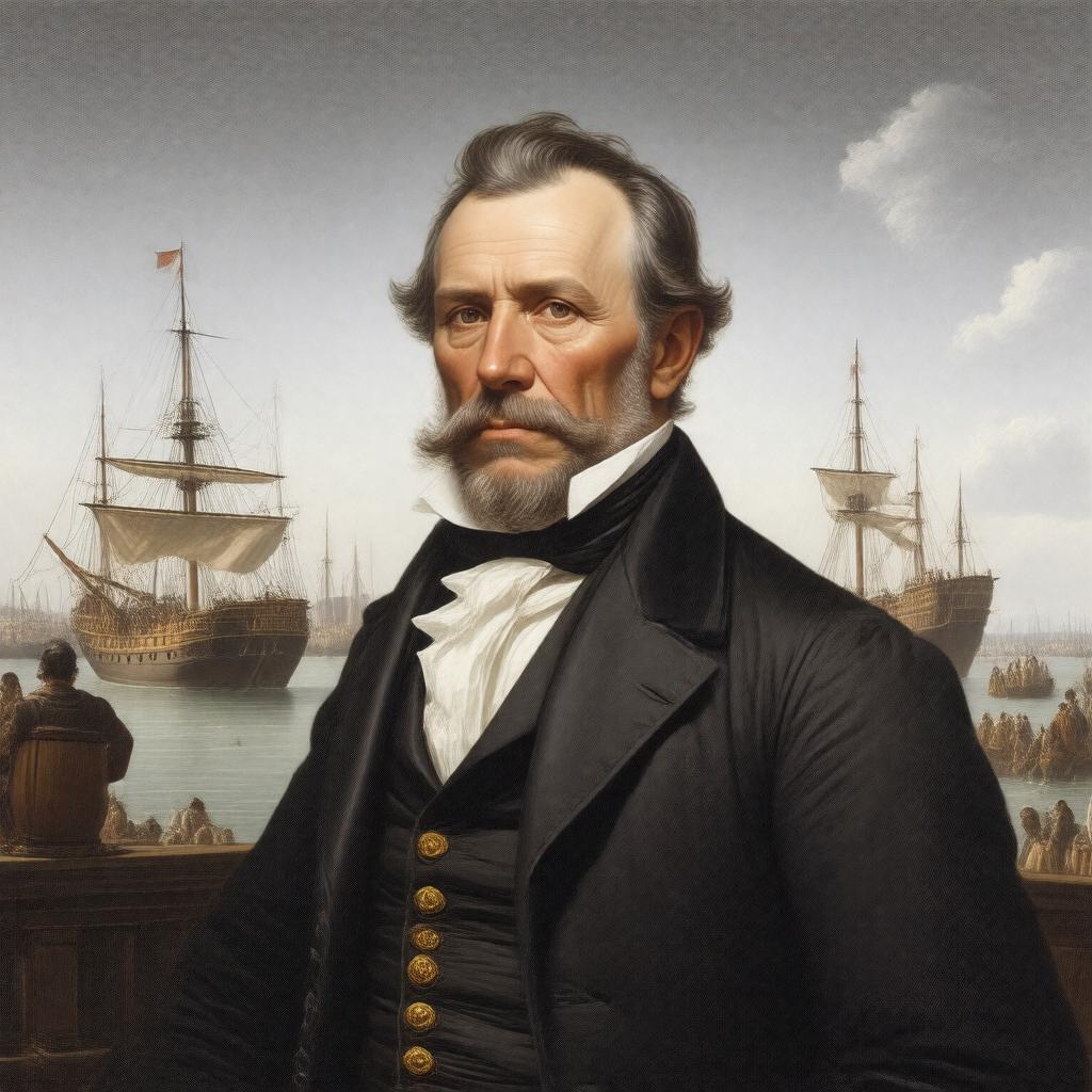 AI-created image of Ezra Weston II