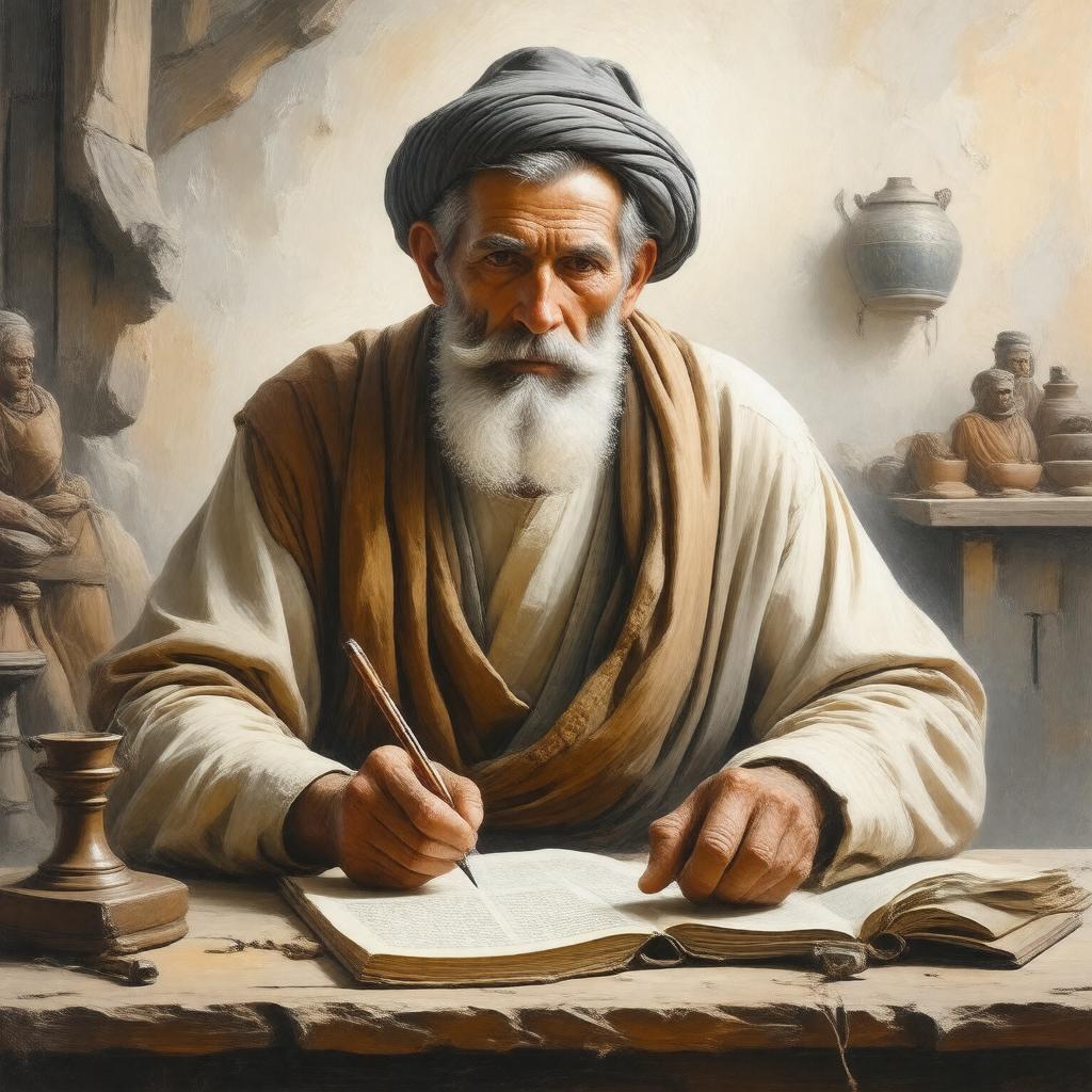 Click to view larger image AI-created image of Ezra