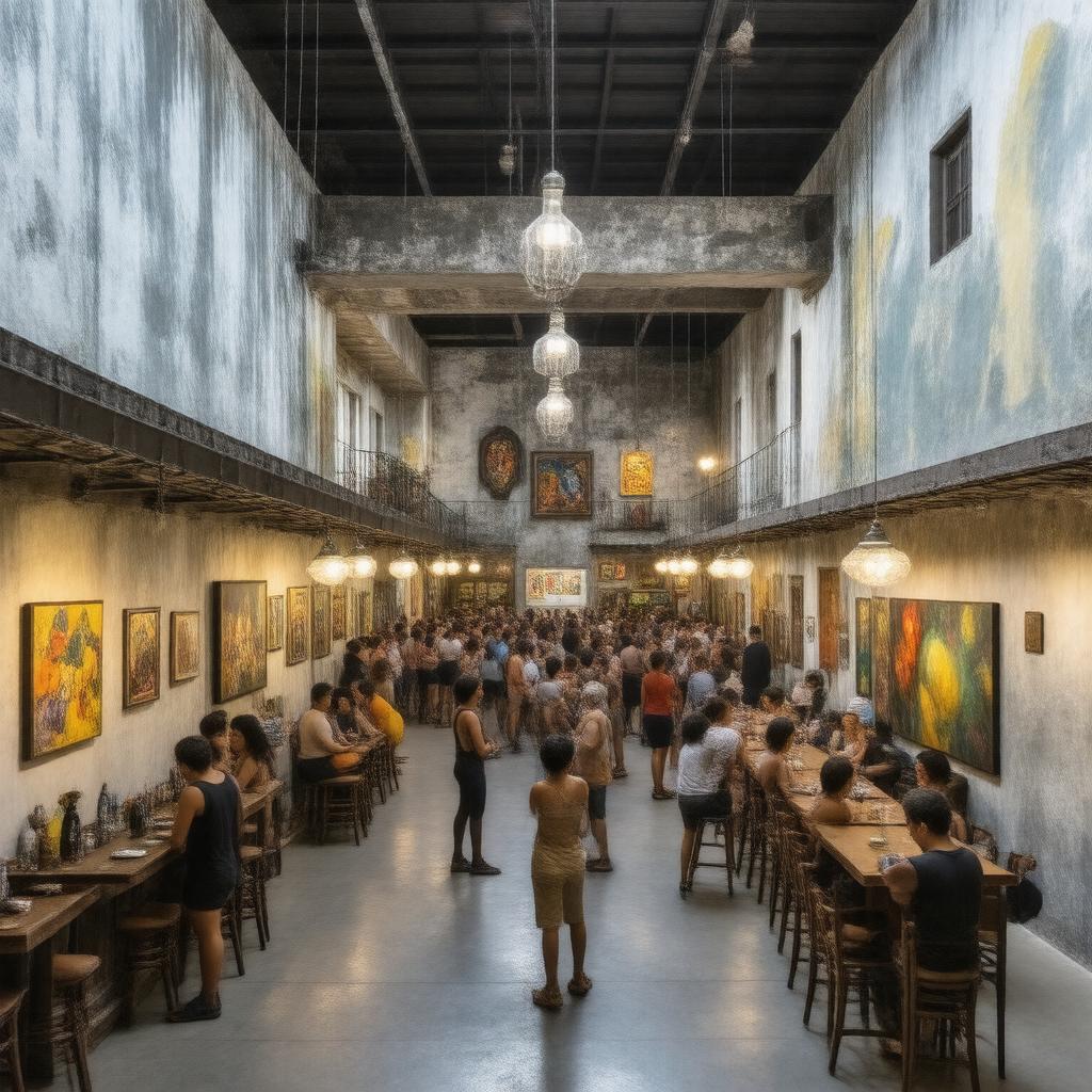 AI-created image of Fábrica de Arte Cubano