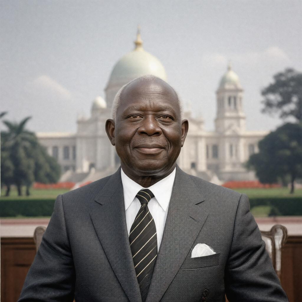 AI-created image of Félix Houphouët-Boigny