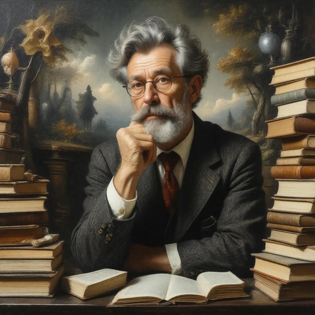 Click to view larger image AI-created image of F. David Peat