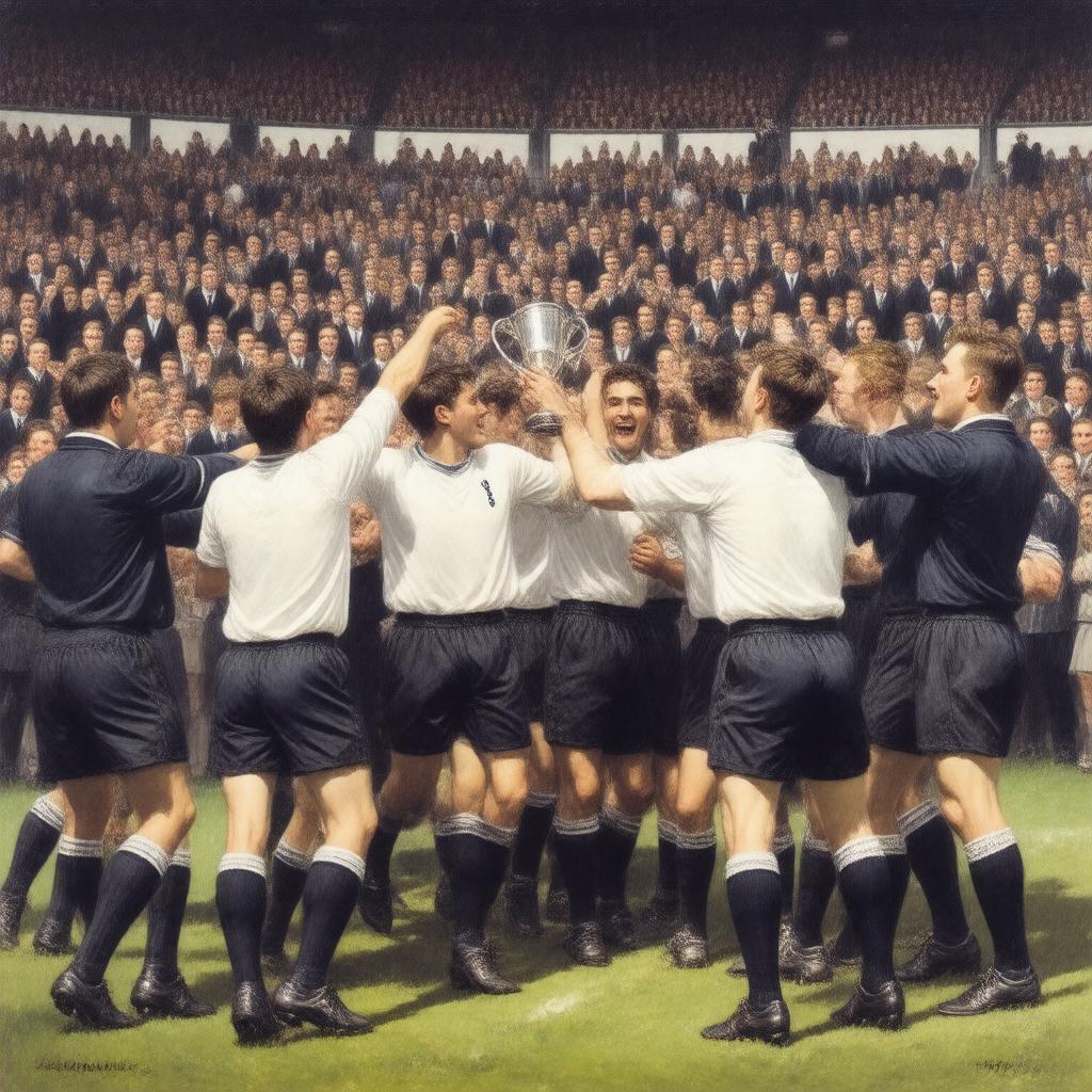 AI-created image of FA Cup 1901