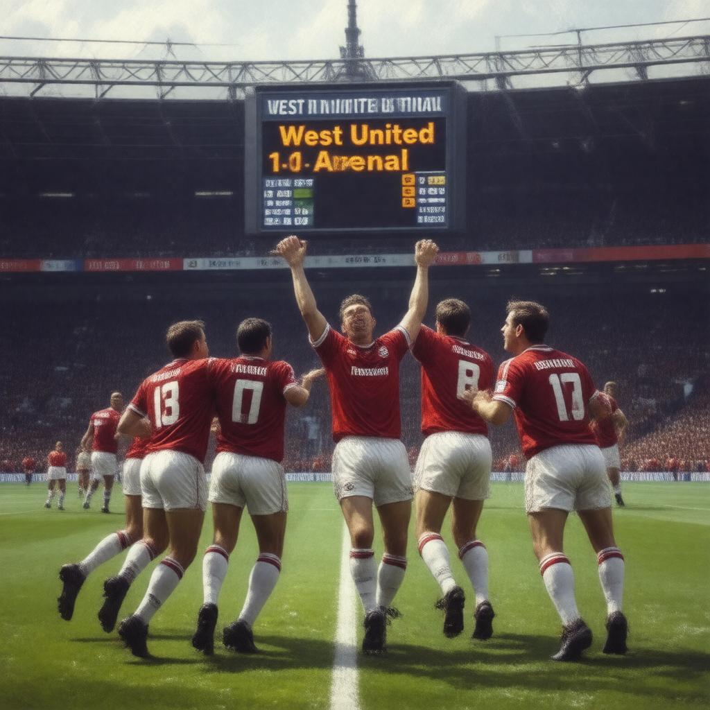 AI-created image of FA Cup 1980