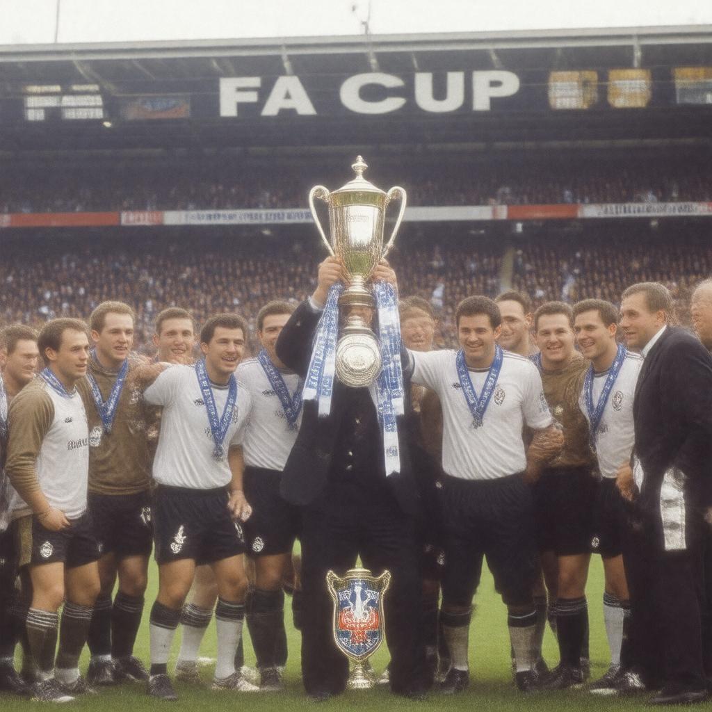 AI-created image of FA Cup (1990–91, manager, Tottenham Hotspur)