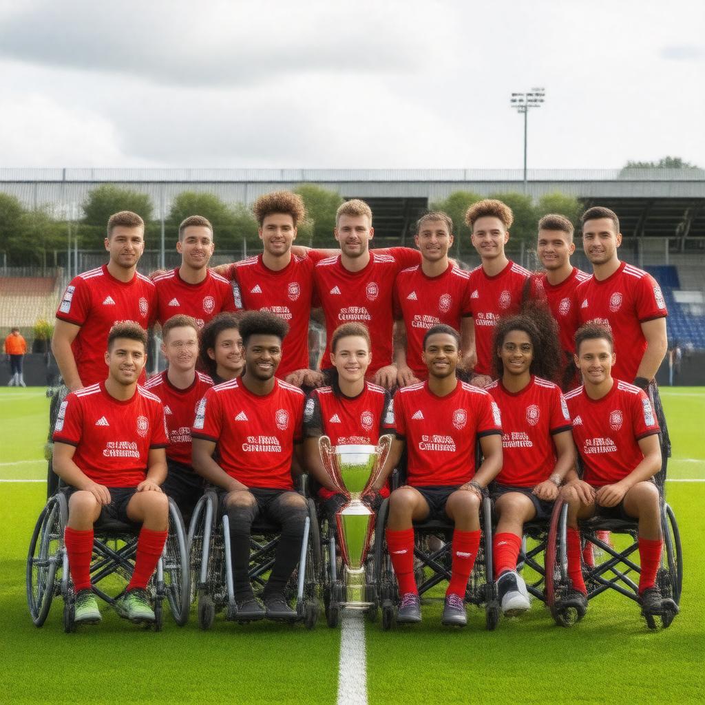 AI-created image of FA Disability Cup