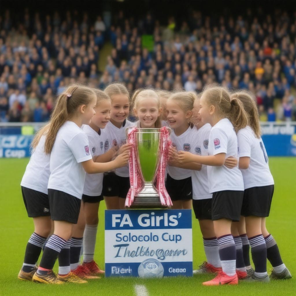 AI-created image of FA Girls' Schools Cup