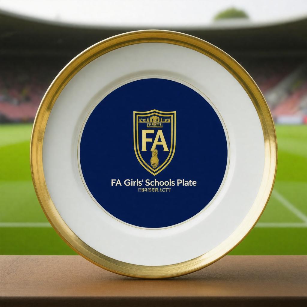 AI-created image of FA Girls' Schools Plate