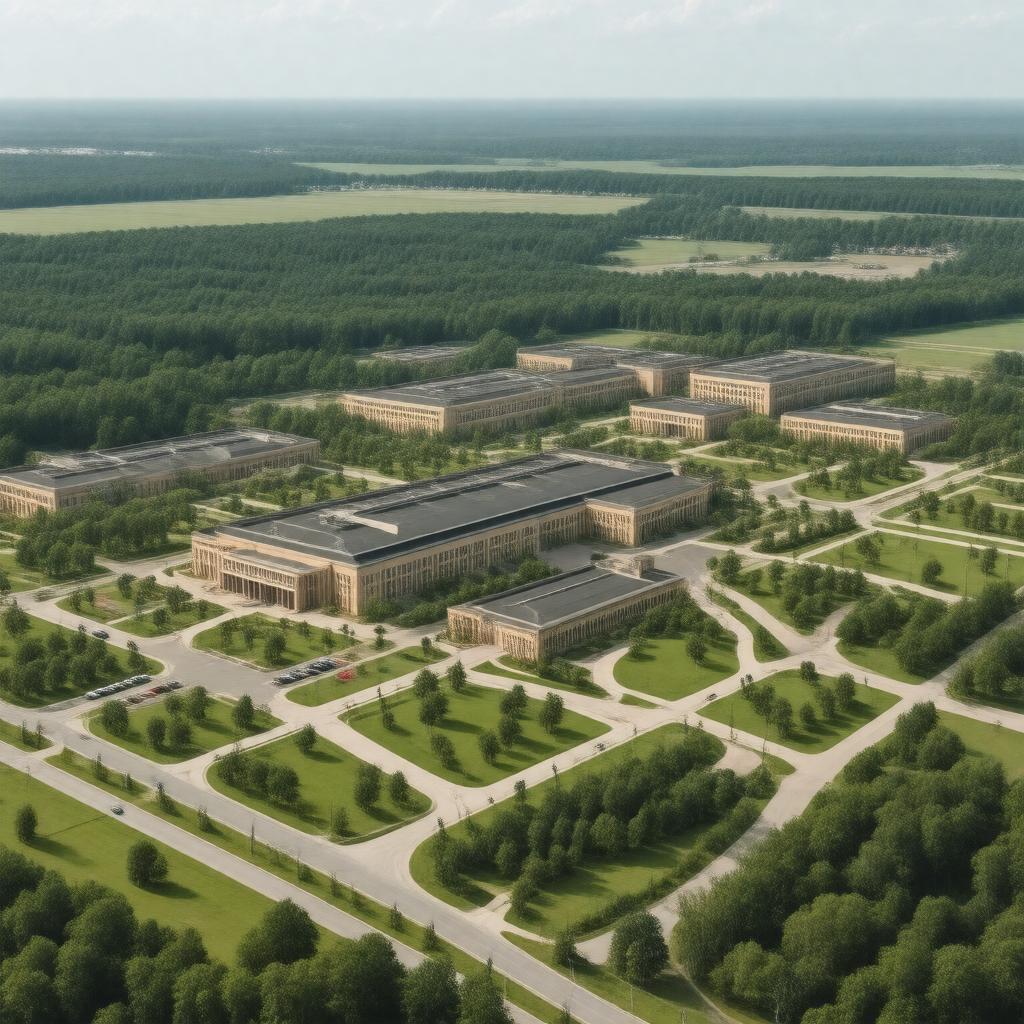 AI-created image of FBI Academy