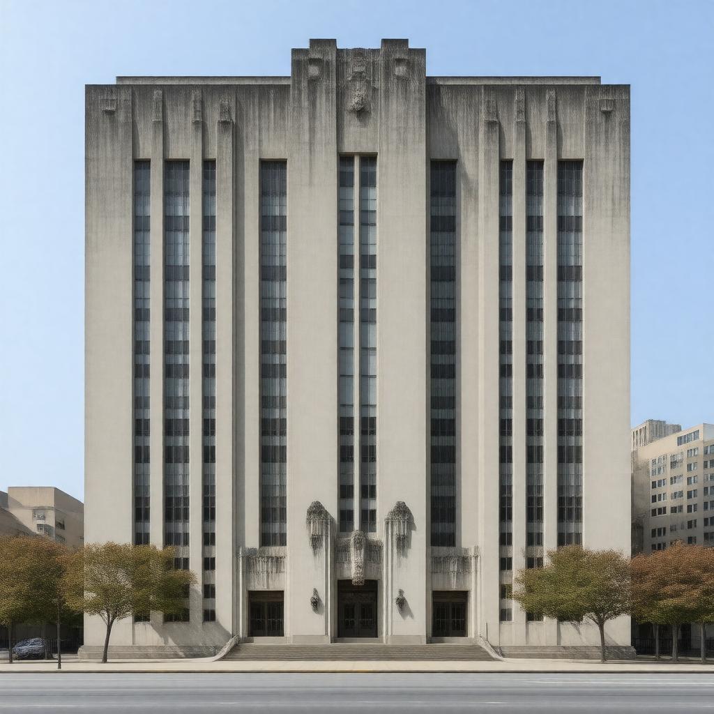 AI-created image of FBI Headquarters