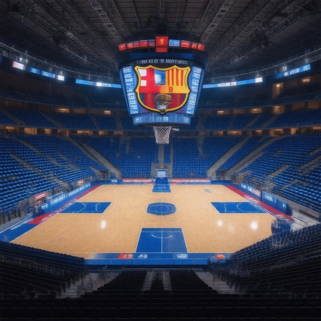 AI-created image of FC Barcelona Bàsquet