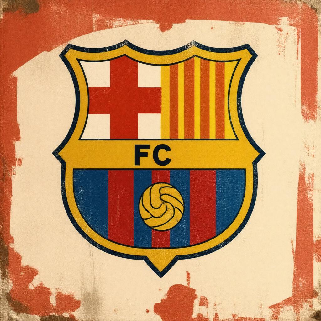 AI-created image of FC Barcelona (former sponsor)