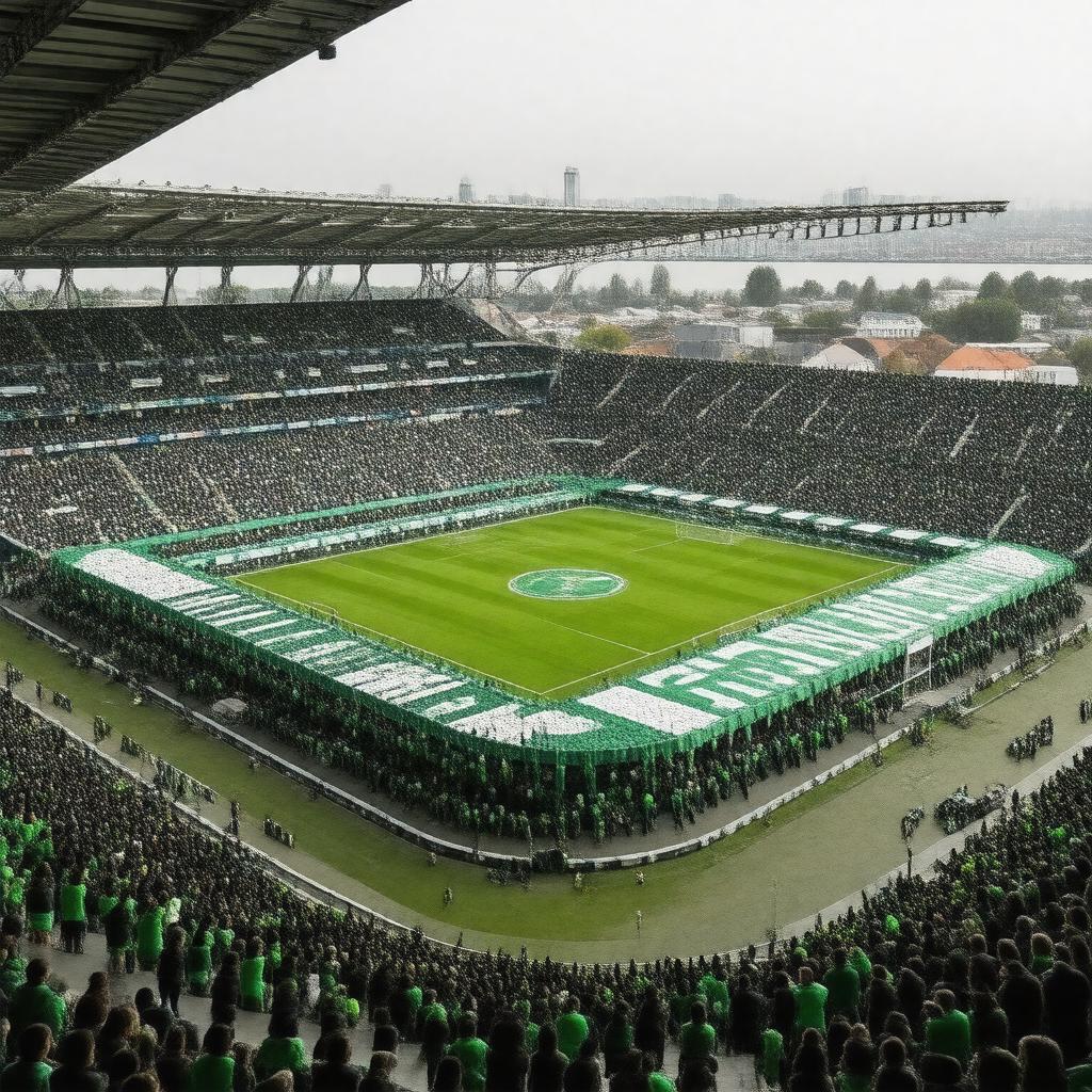 AI-created image of FC Flora Tallinn