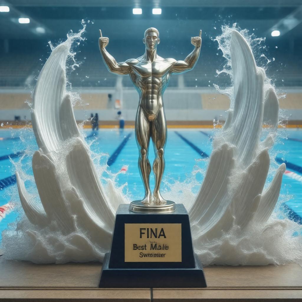 AI-created image of FINA Best Male Swimmer