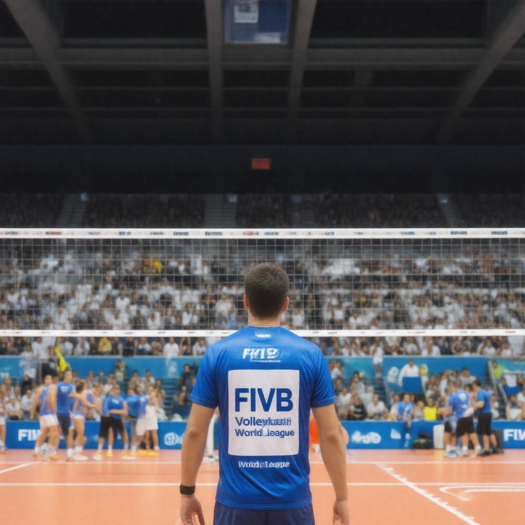 Click to view larger image AI-created image of FIVB Volleyball World League