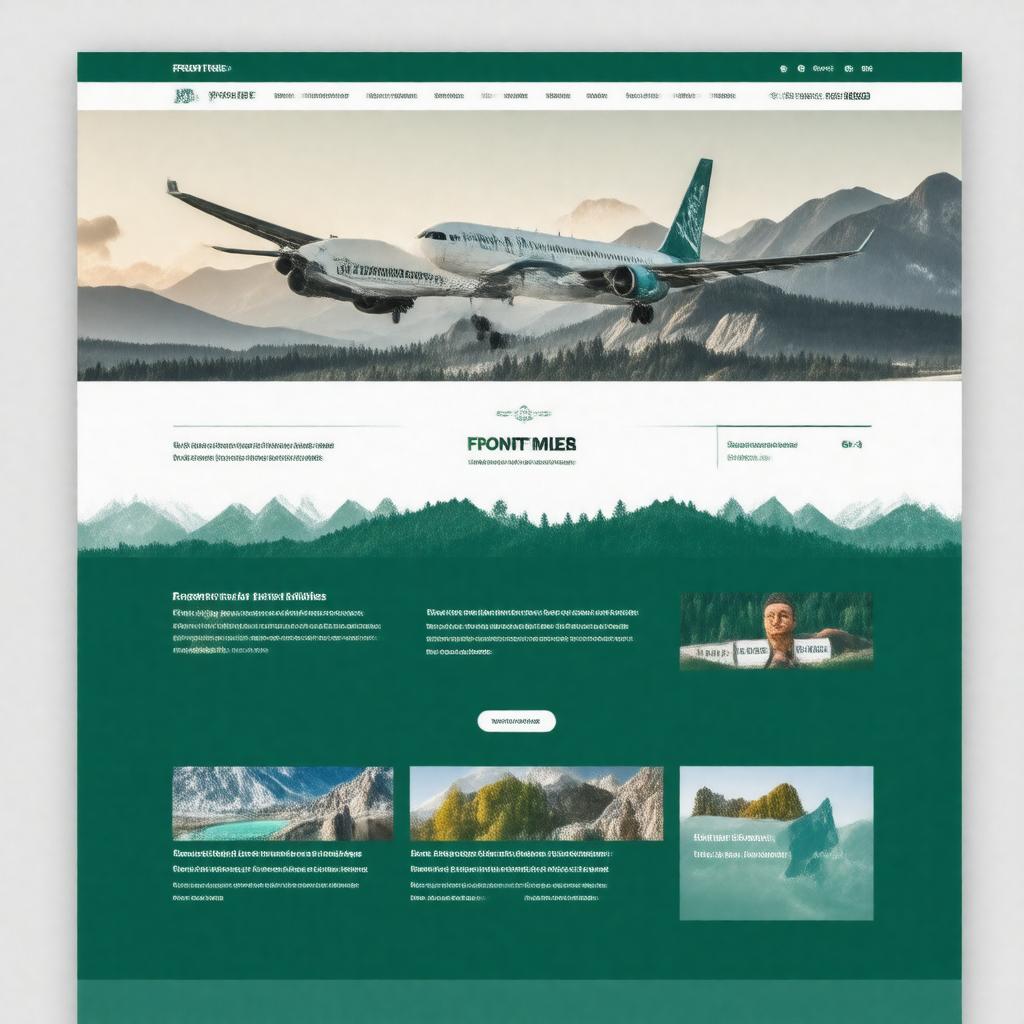 AI-created image of FRONTIER Miles