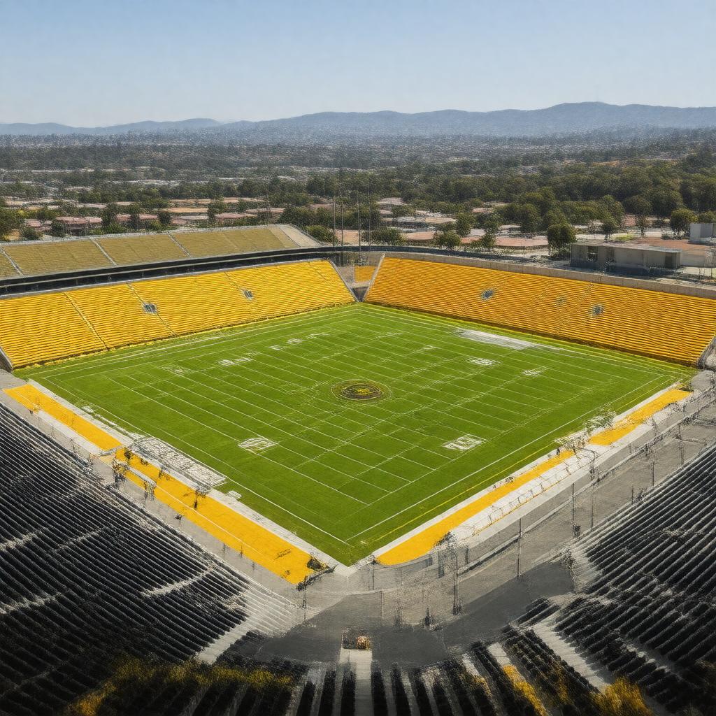 AI-created image of FTX Field at California Memorial Stadium