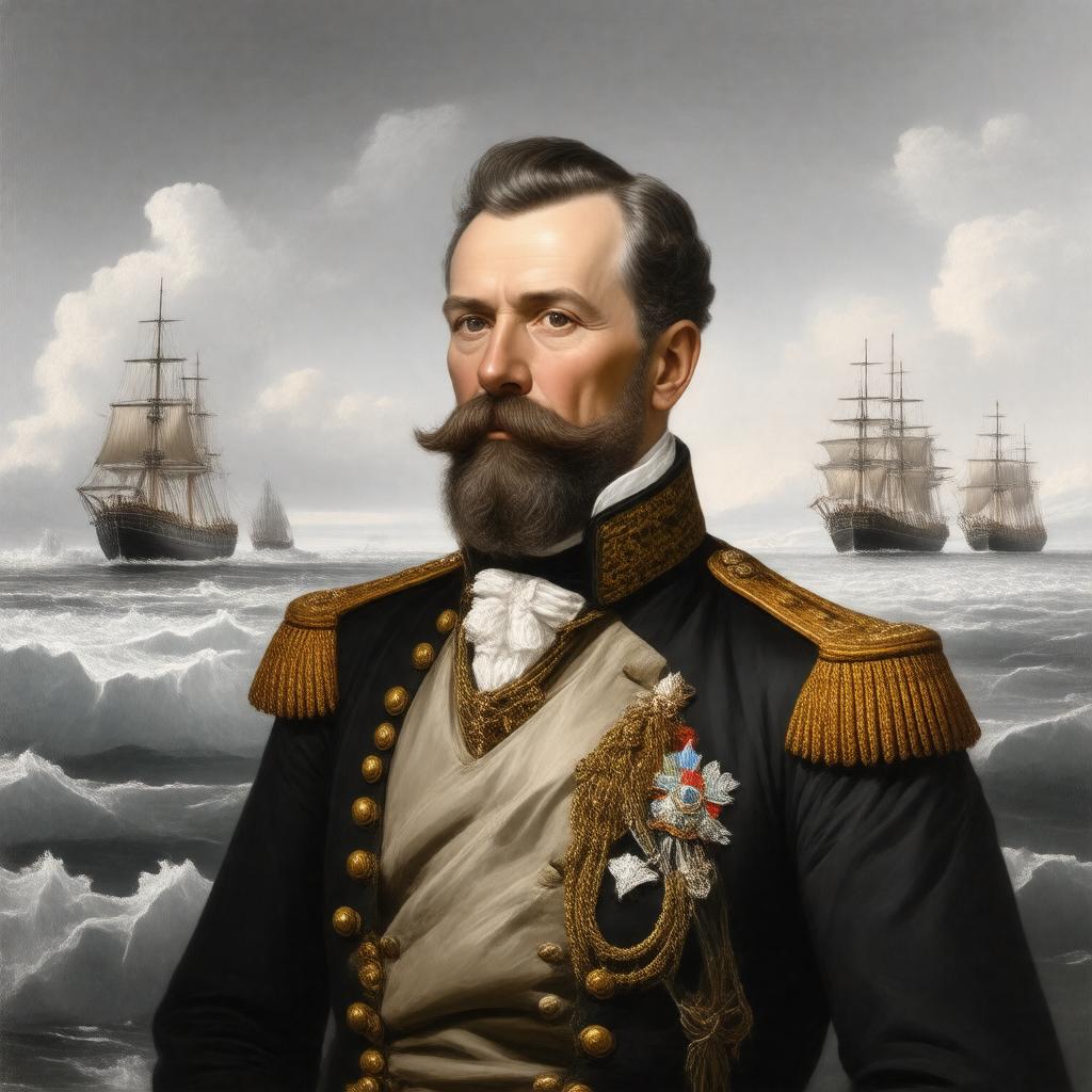 AI-created image of Fabian Gottlieb von Bellingshausen